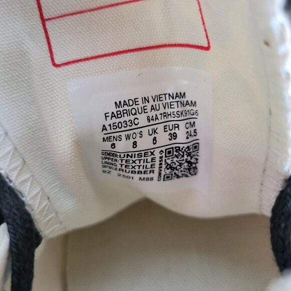 ⭐Chuck 70 Glow-In-The-Dark Leopard Animal Print Sz 6 Men Shoes Sneaker A15033C⭐ - Picture 11 of 11